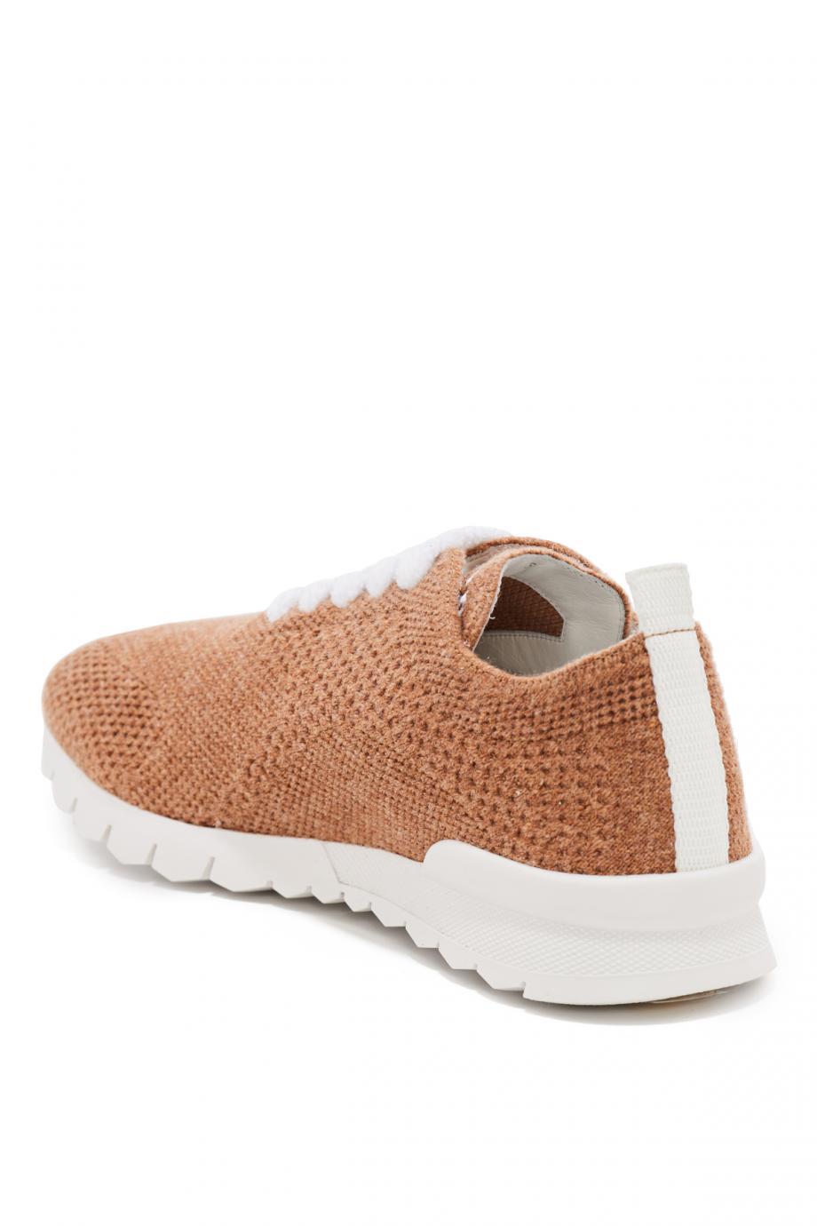 Stretch-knit cashmere sneakers