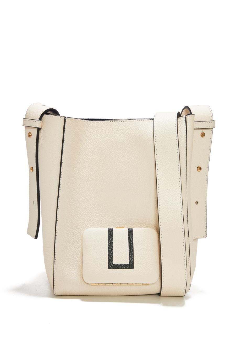 Parker leather shoulder bag