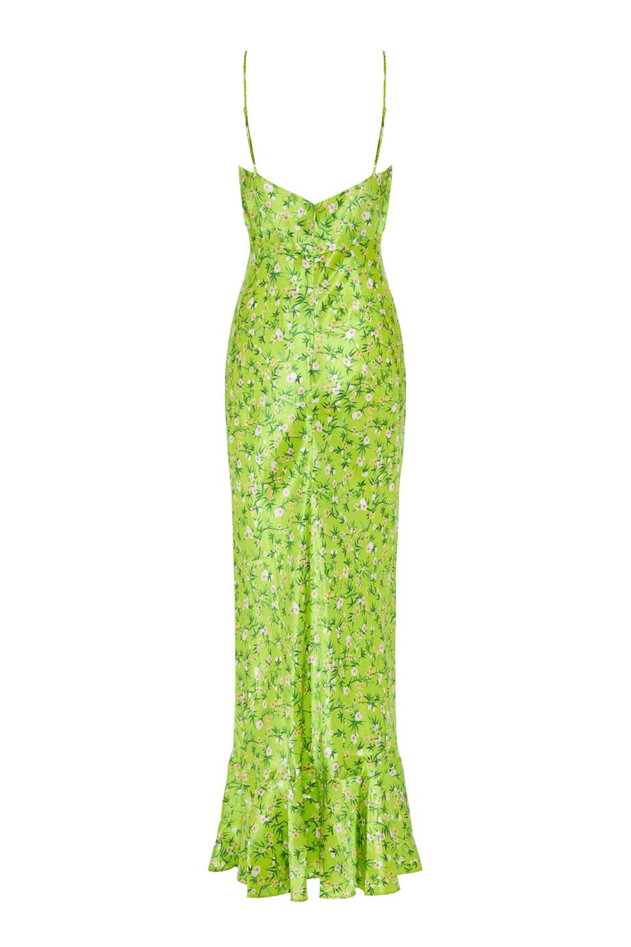 Mimi-B printed silk midi dress 