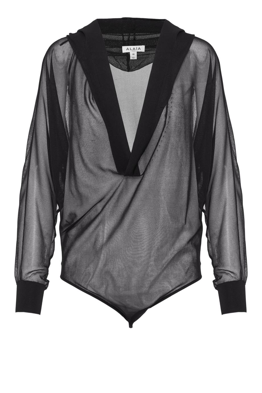 BODY LS KNIT HOODED