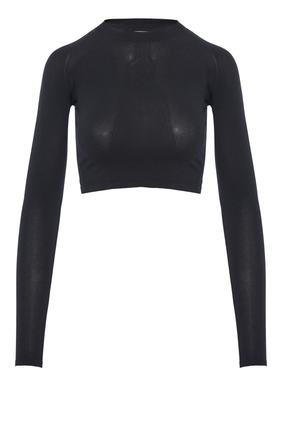 Second skin knitted cropped top