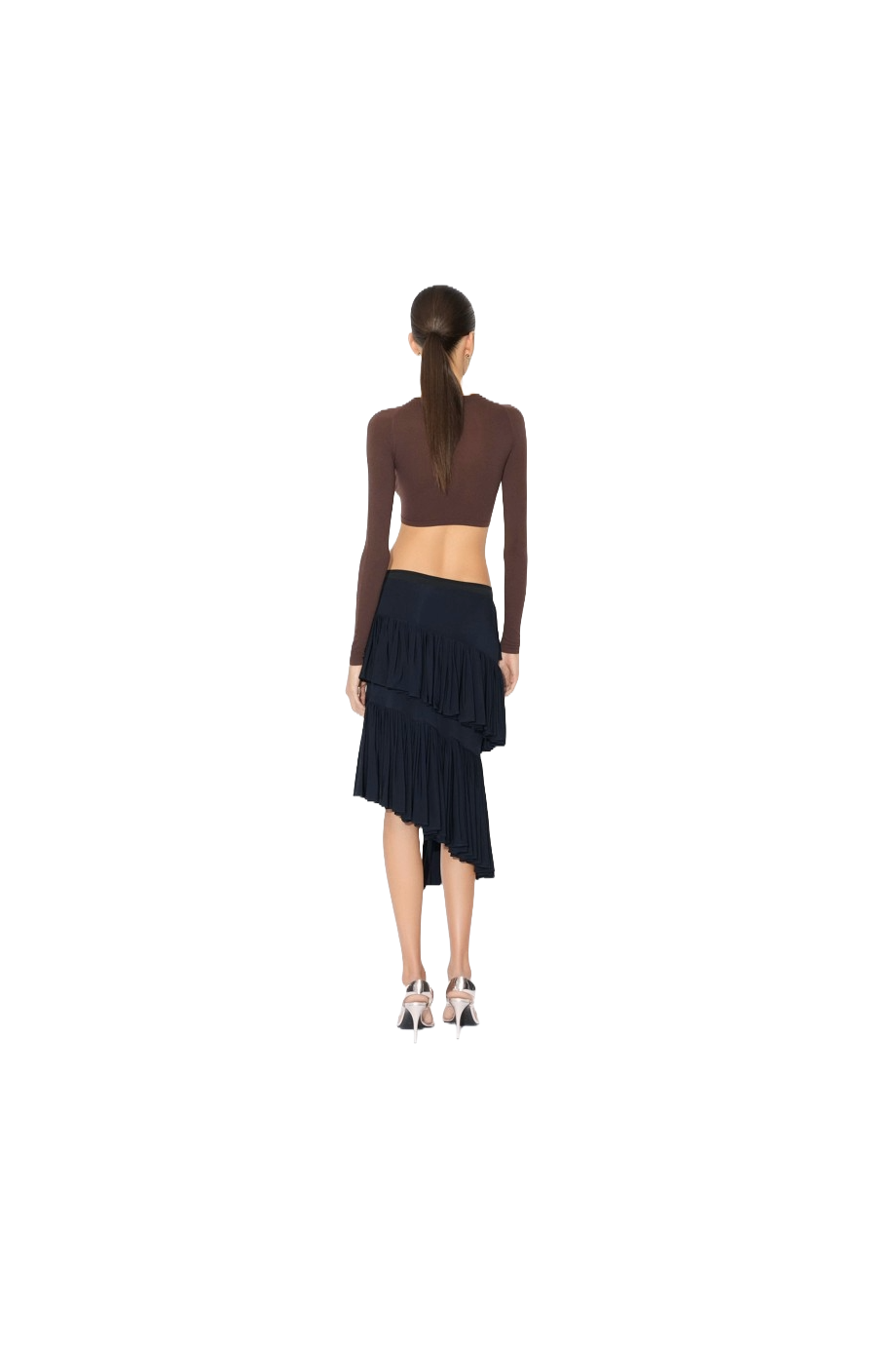 Second skin knitted cropped top