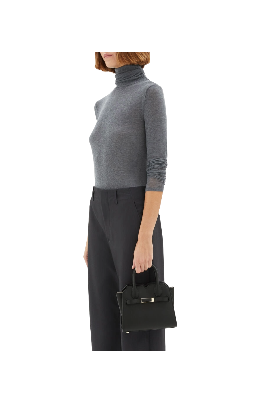 Milano micro textured-leather tote