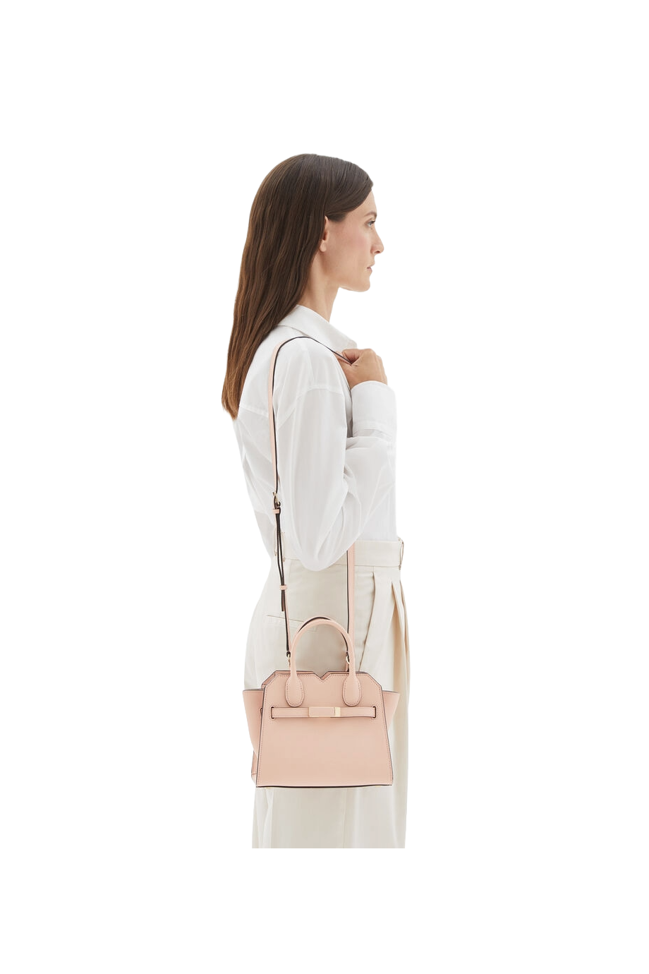 Milano micro textured-leather tote