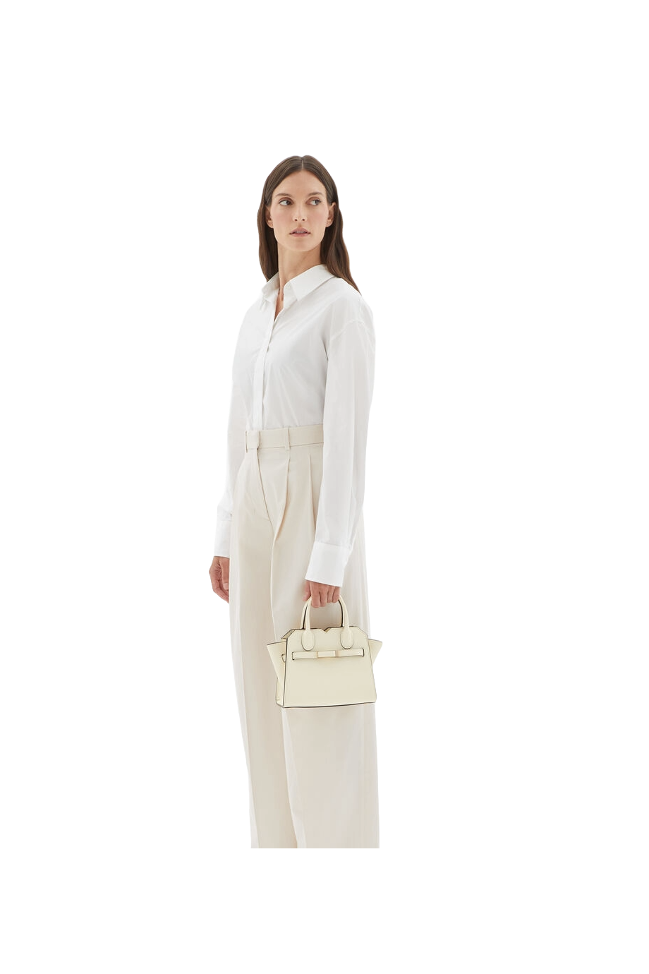 Milano micro textured-leather tote