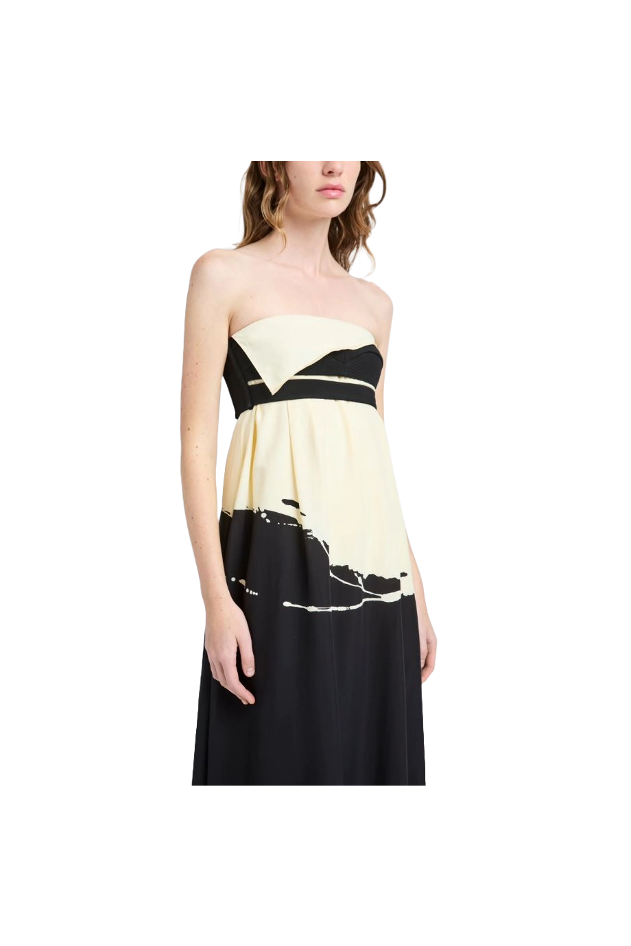 Ophelia printed crepe maxi dress