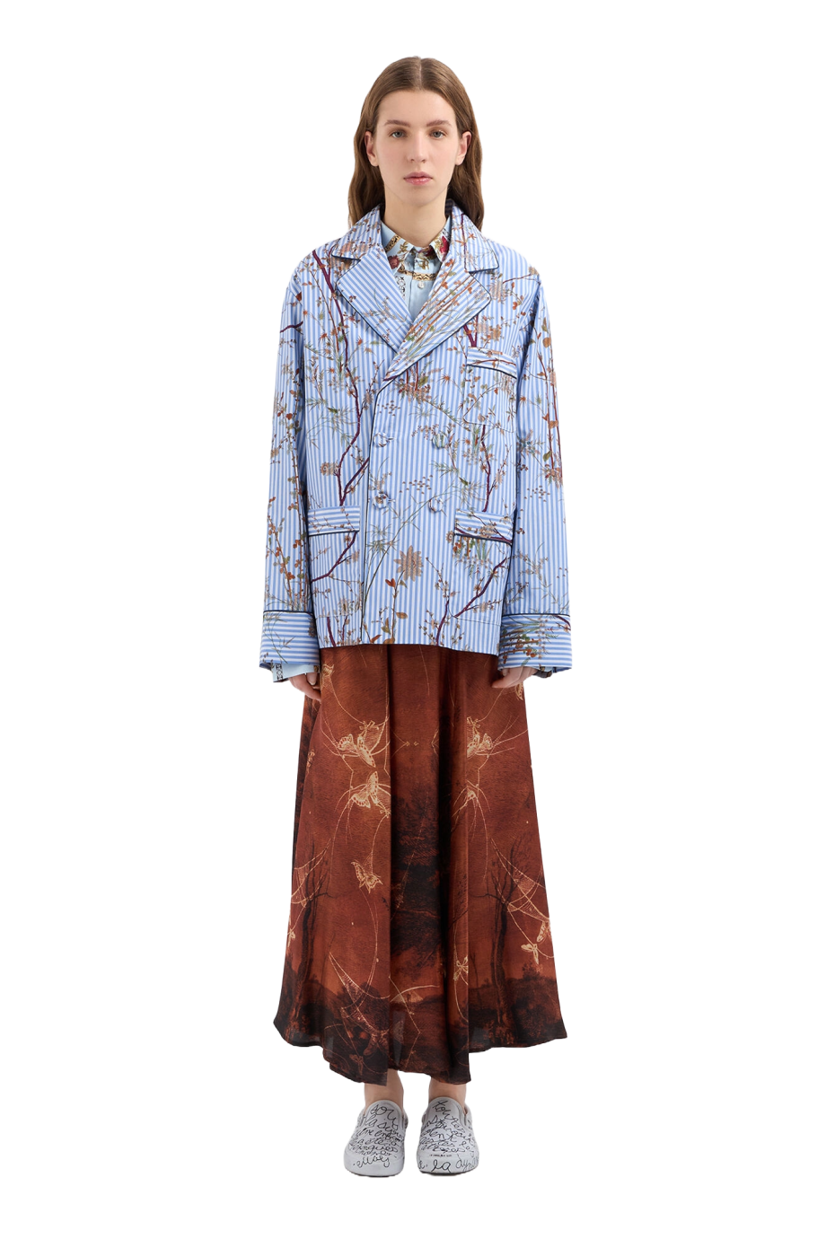 Kami printed cotton jacket