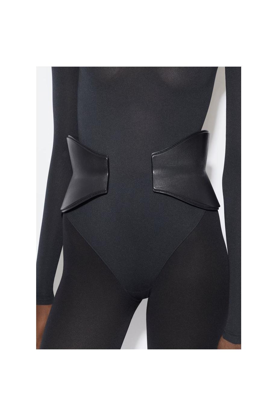 Leather waist-belt 