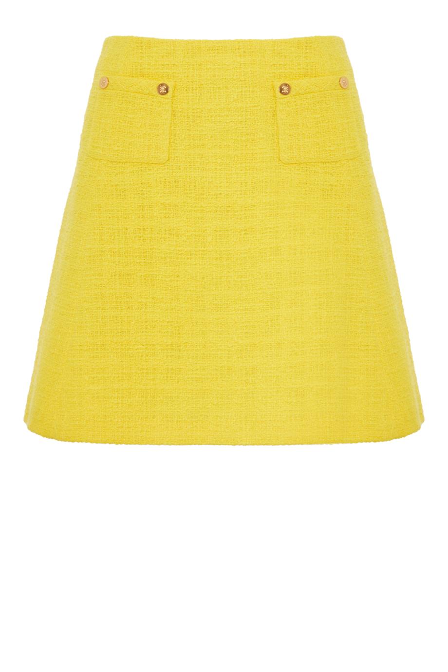 Bouclé mini skirt