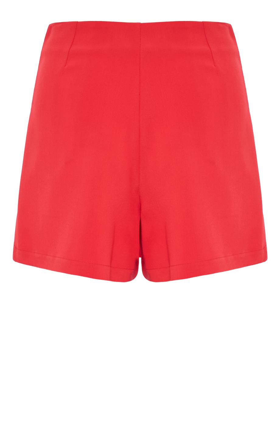 Silk mini skirt + shorts
