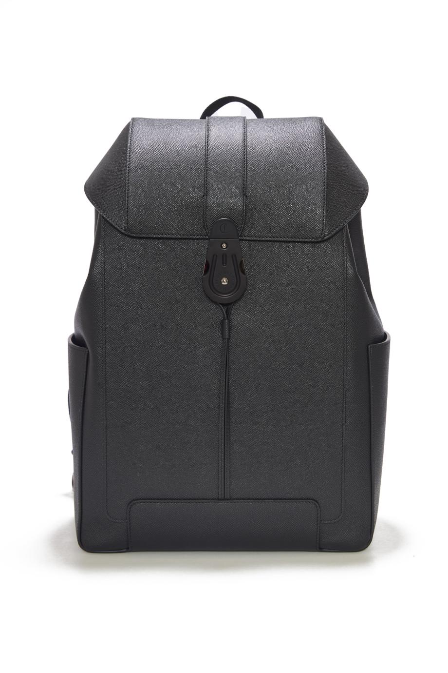 Groovy textured-leather backpack 
