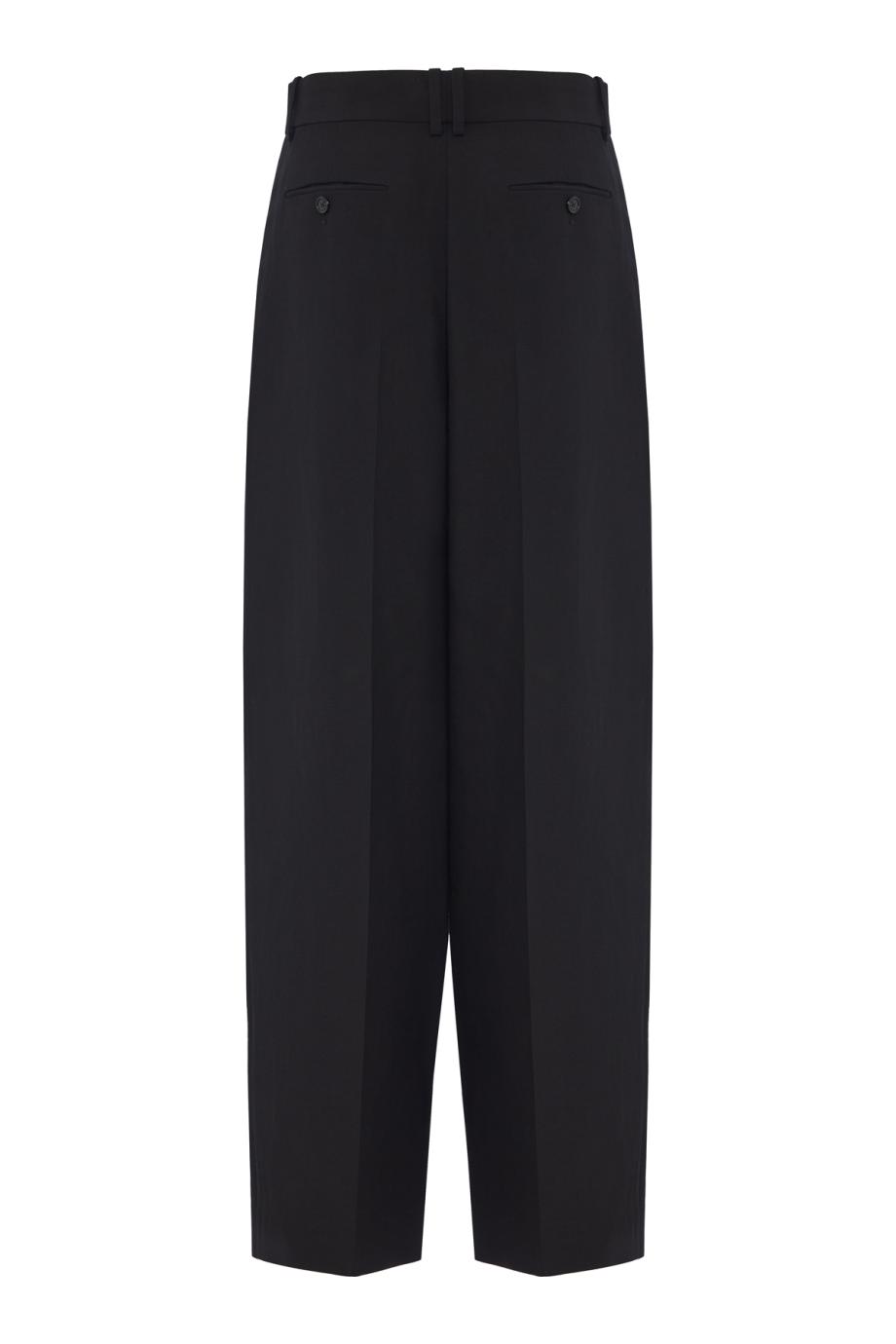 Lilas wool and linen pants