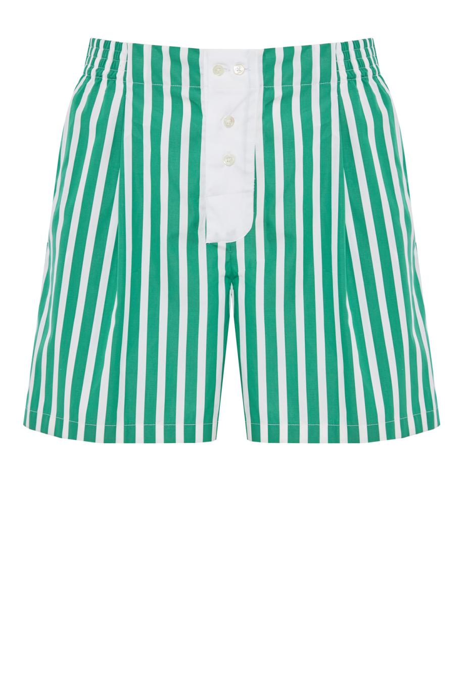 Striped cotton shorts 