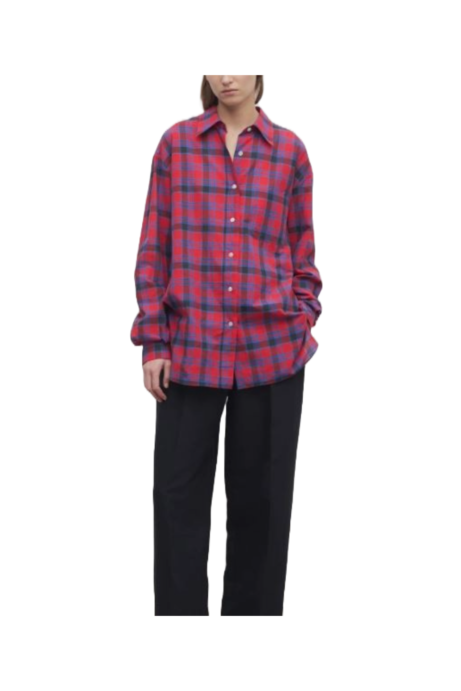 Lilas wool and linen pants