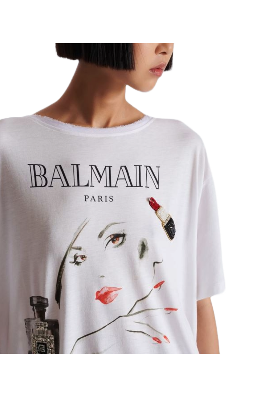 Beauty printed cotton T-shirt