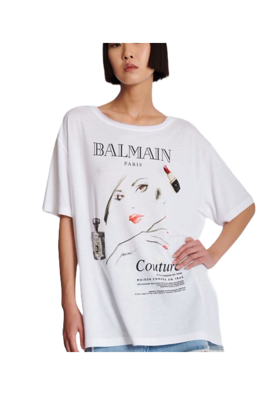 Beauty printed cotton T-shirt