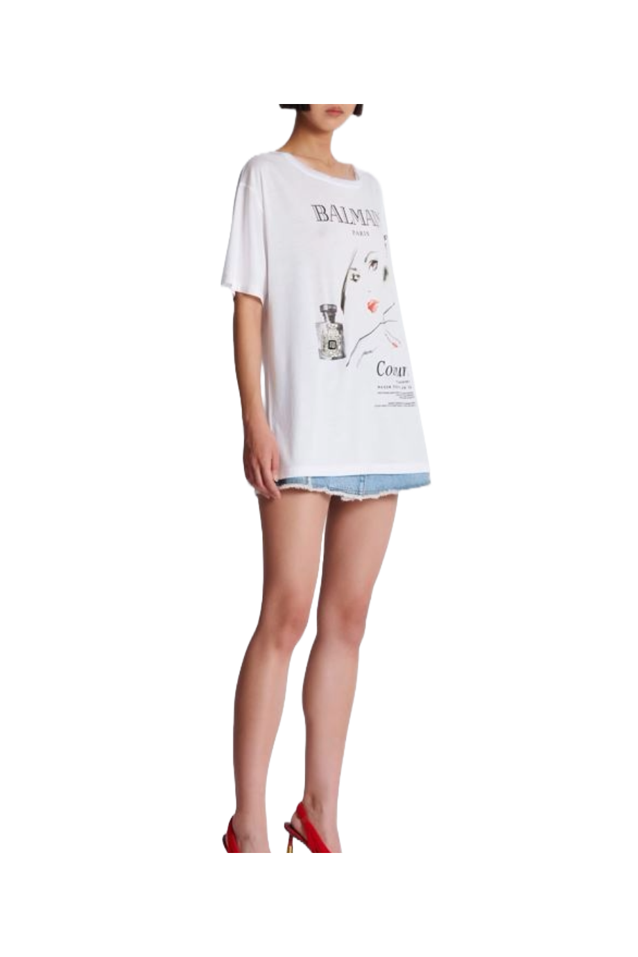 Beauty printed cotton T-shirt