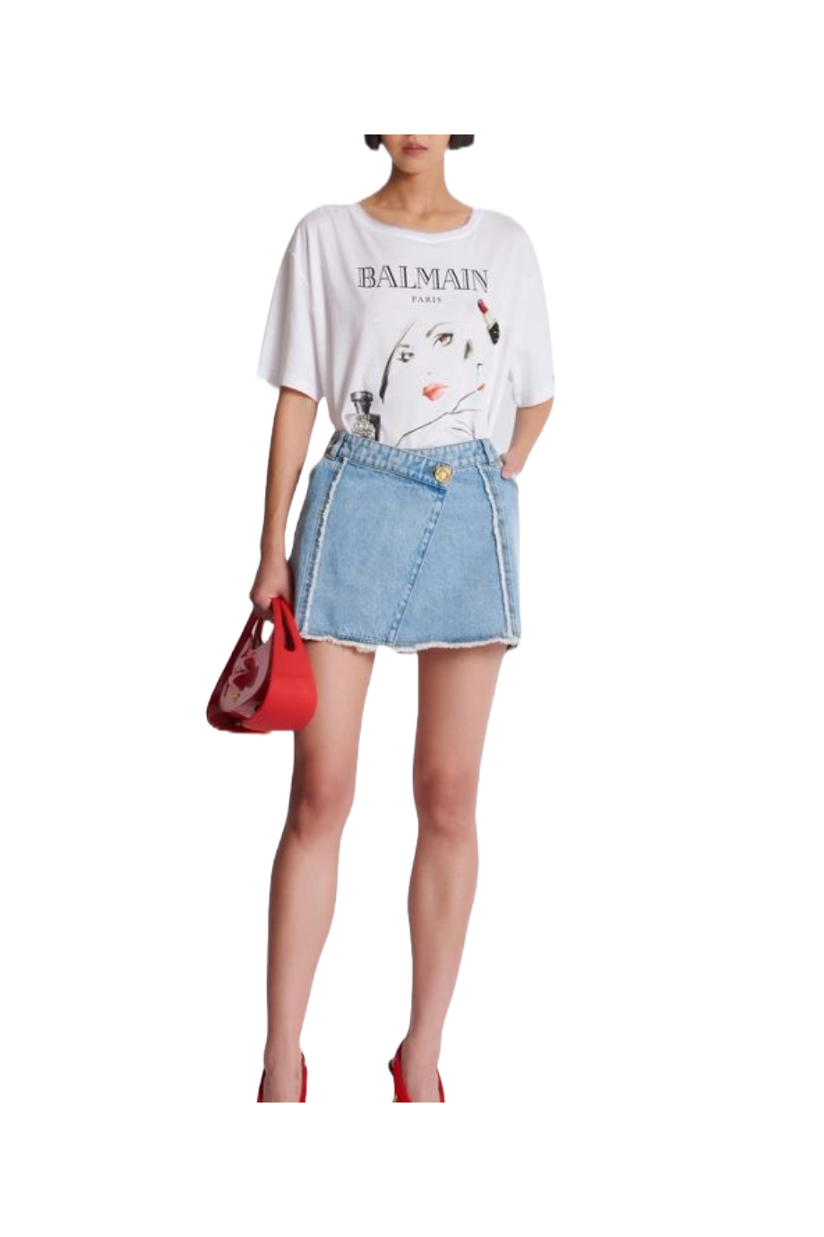 Beauty printed cotton T-shirt