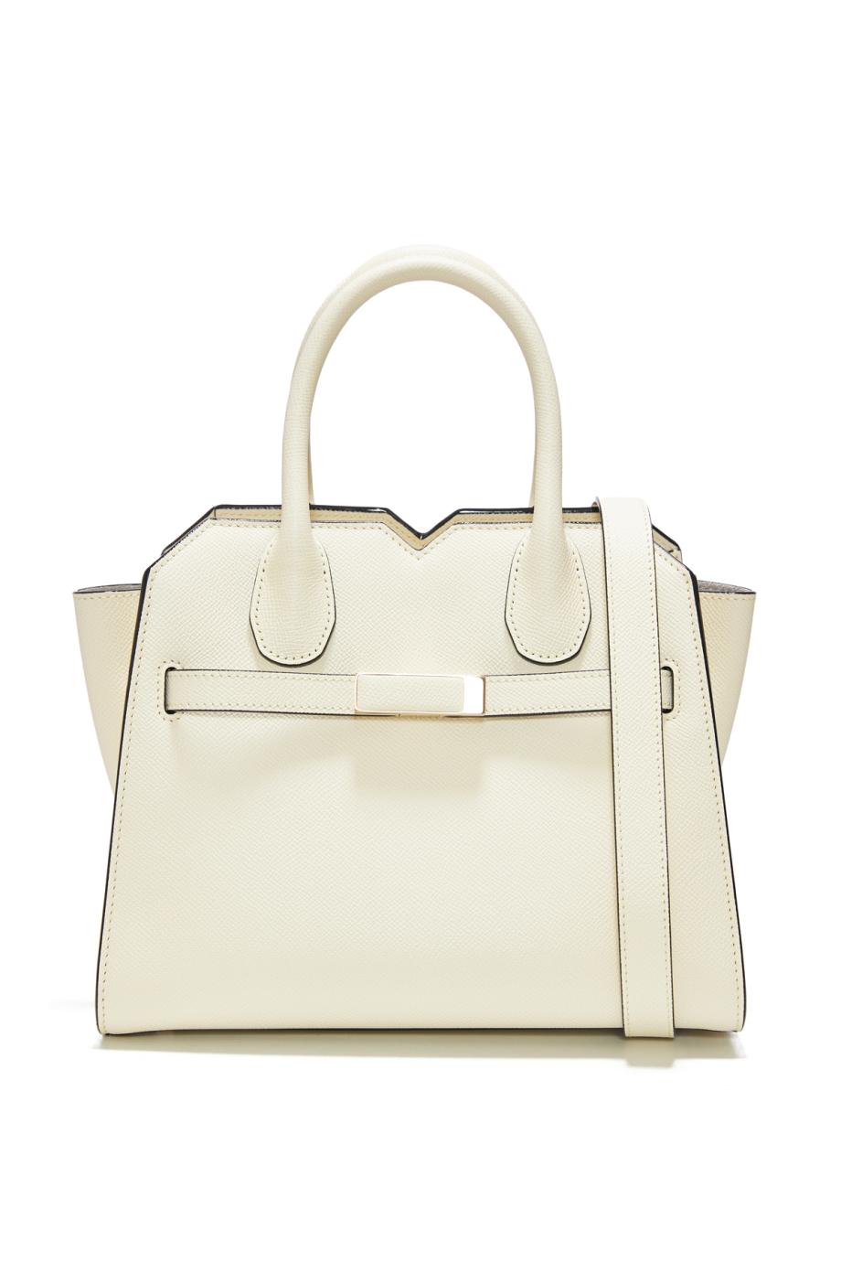 Milano mini textured-leather tote