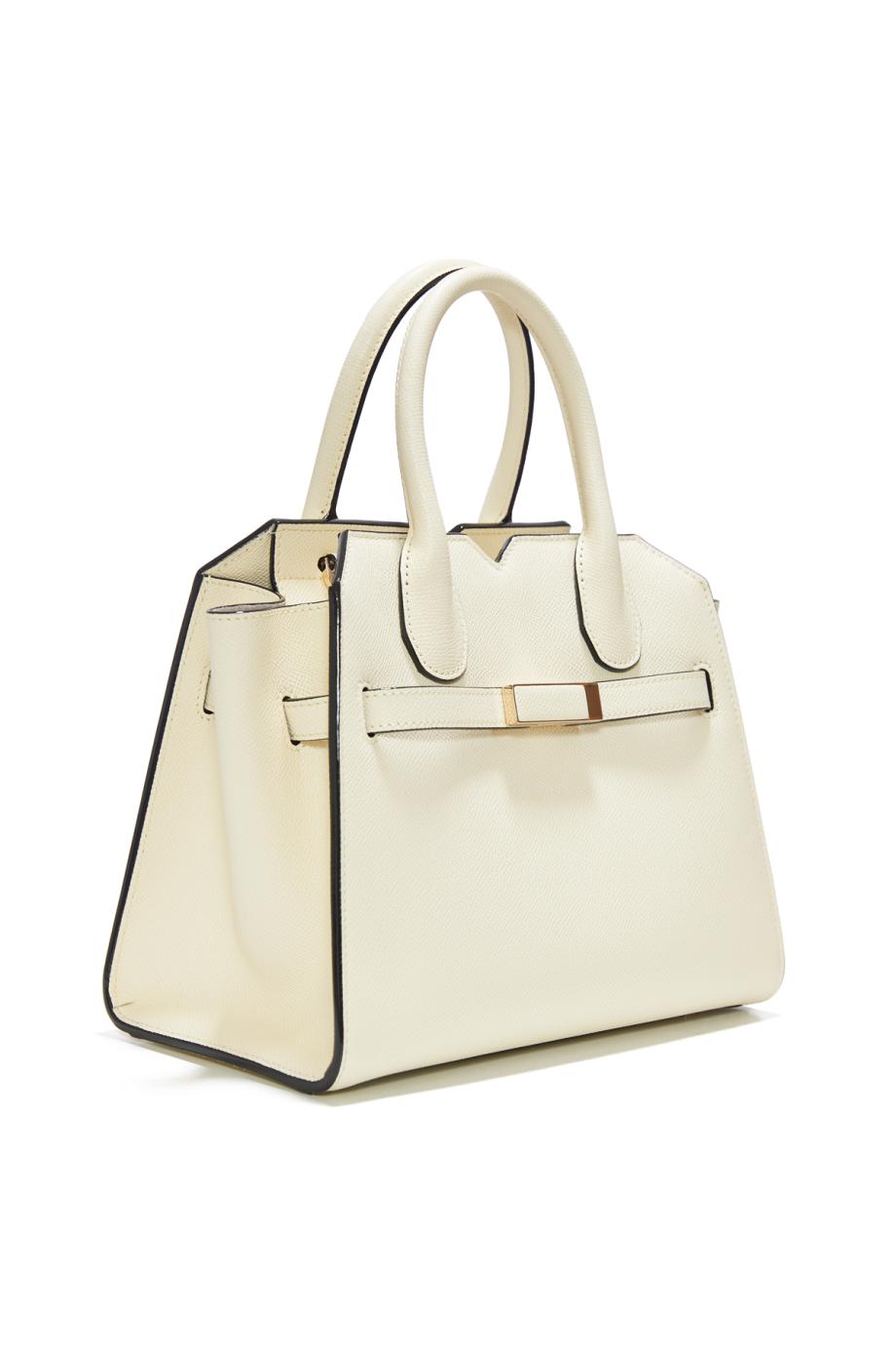 Milano mini textured-leather tote