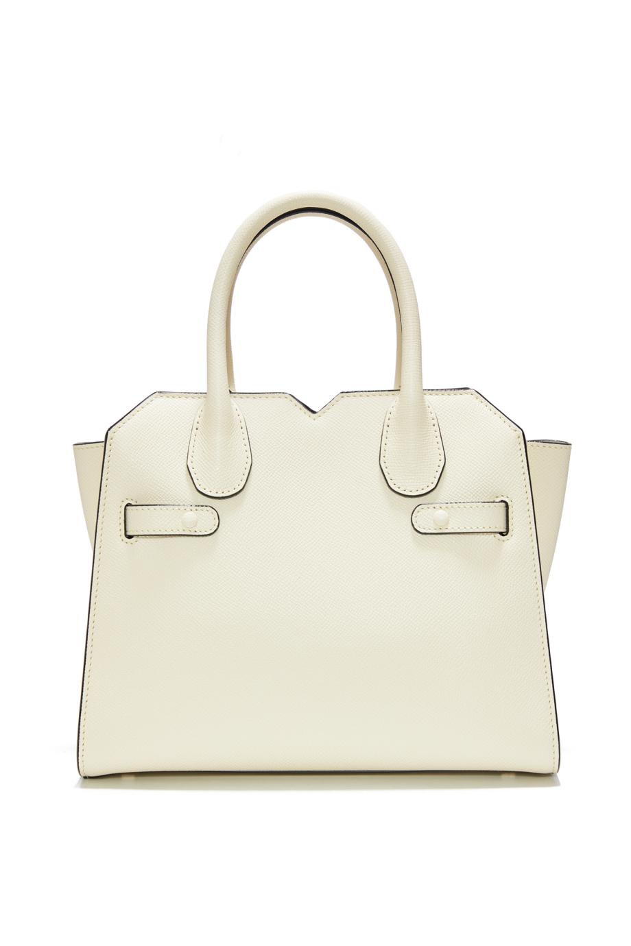 Milano mini textured-leather tote