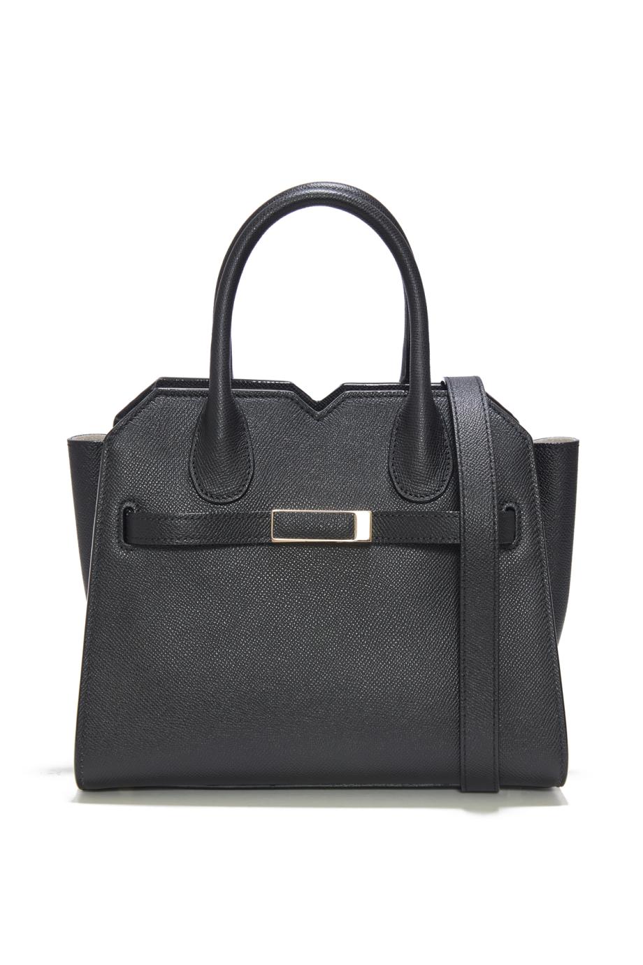 Milano mini textured-leather tote