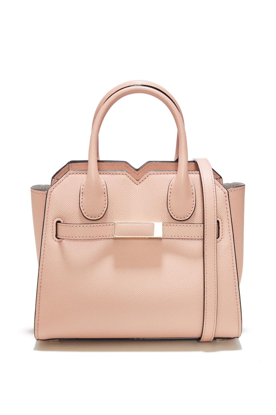Milano micro textured-leather tote