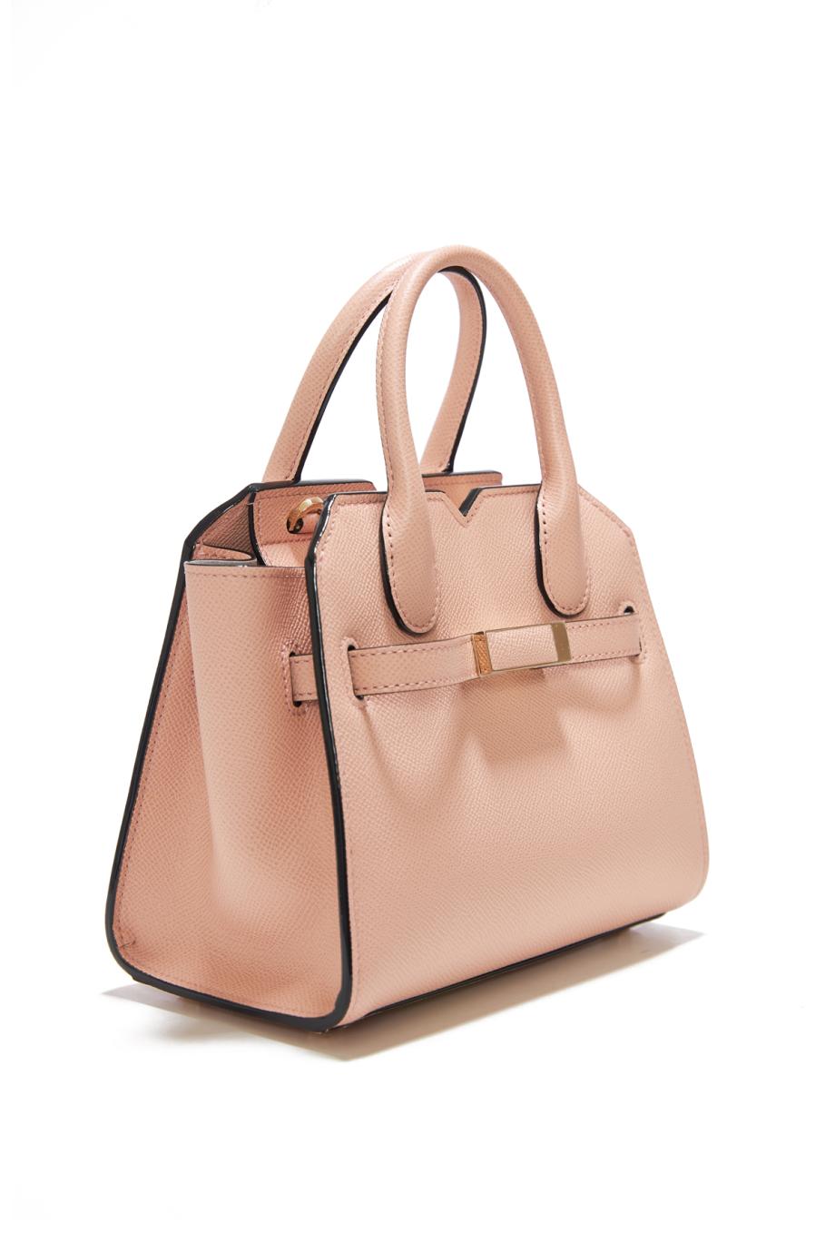Milano micro textured-leather tote