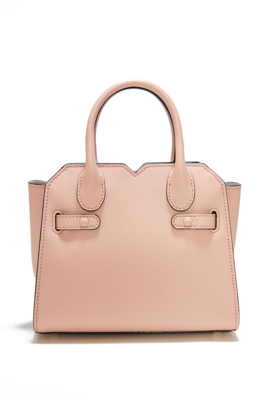 Milano micro textured-leather tote