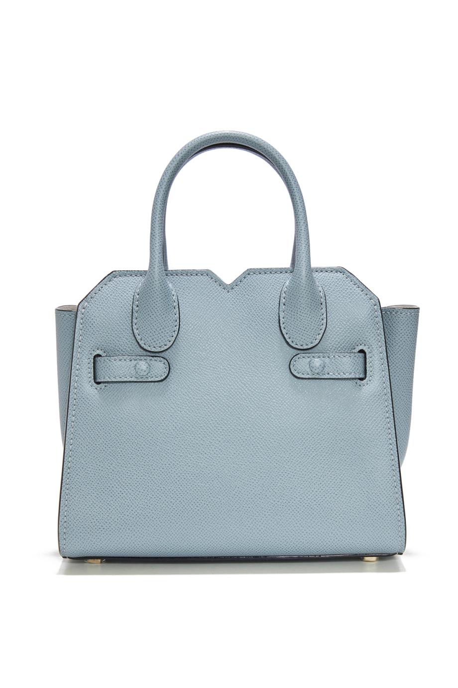 Milano micro textured-leather tote
