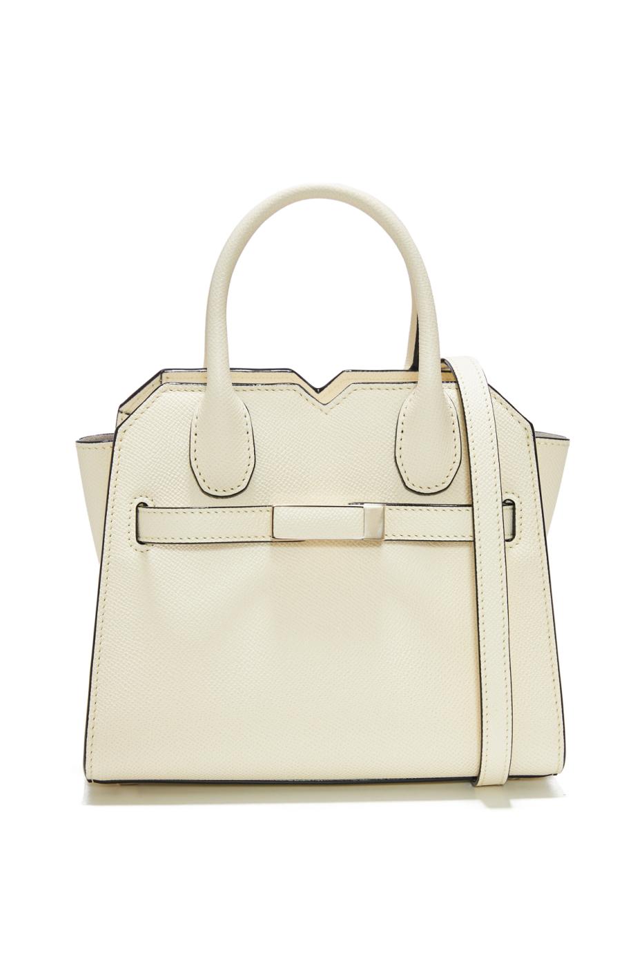 Milano micro textured-leather tote