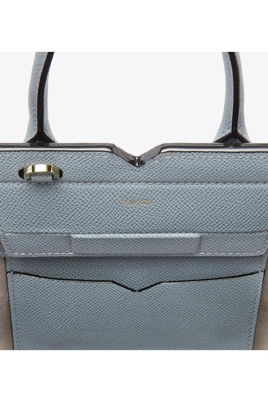Milano micro textured-leather tote
