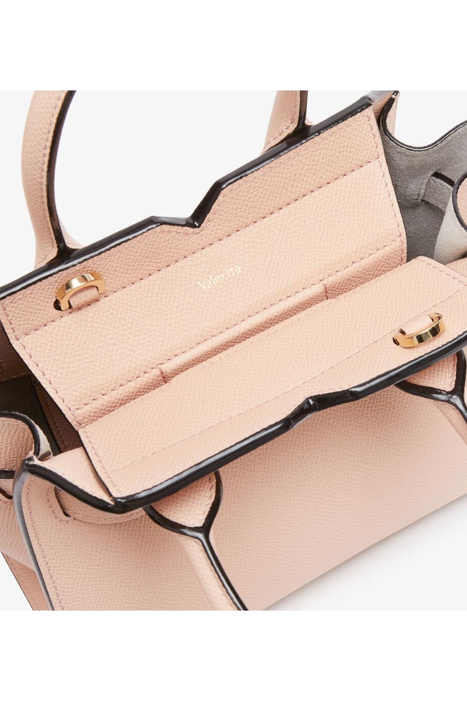 Milano micro textured-leather tote