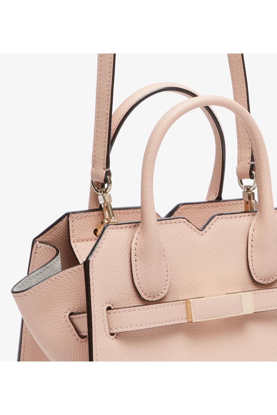 Milano micro textured-leather tote