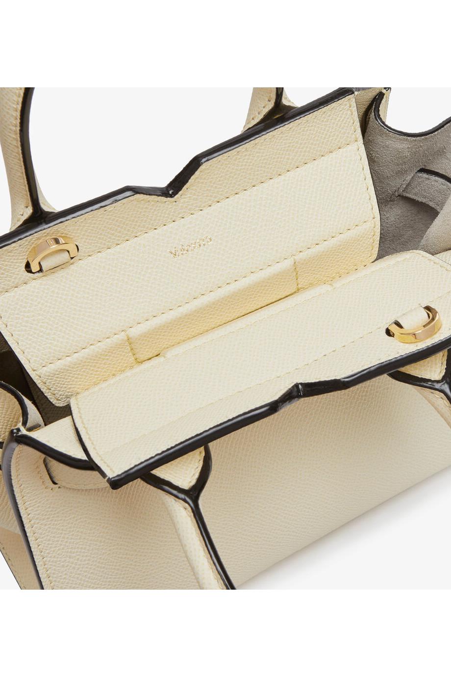 Milano micro textured-leather tote