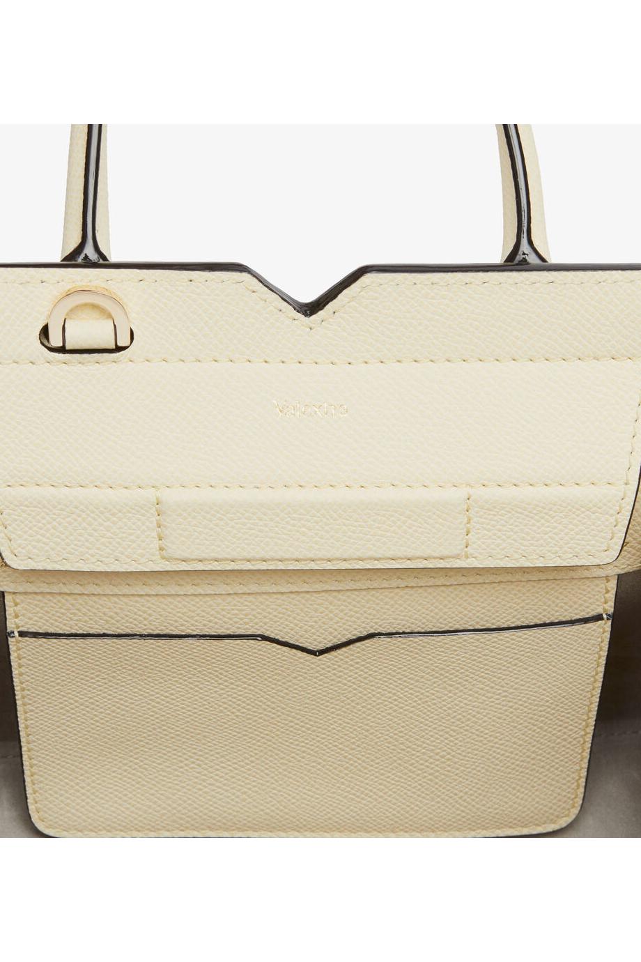 Milano micro textured-leather tote