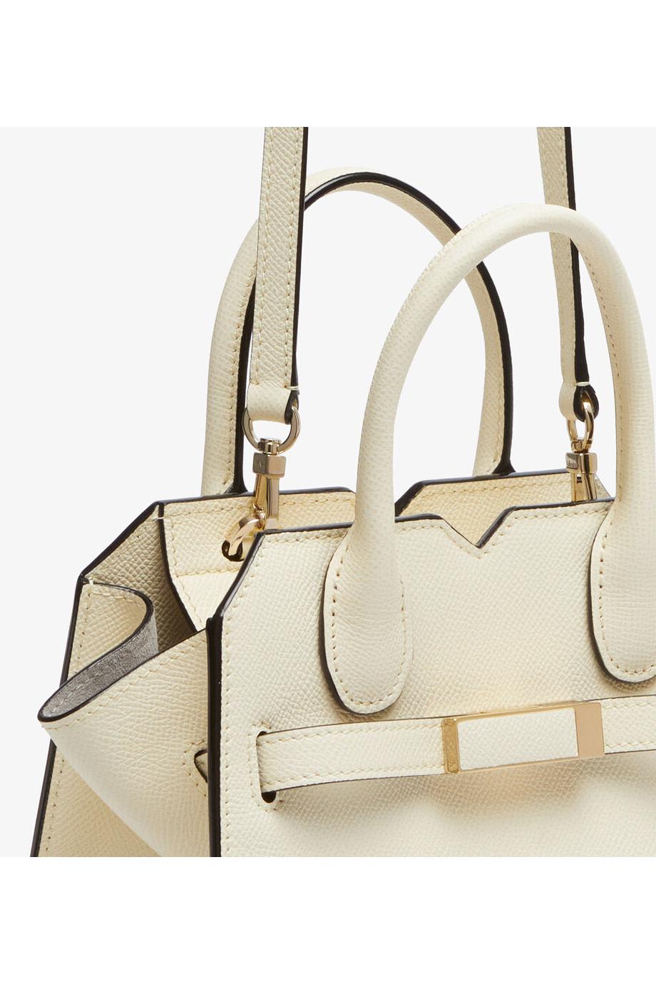Milano micro textured-leather tote