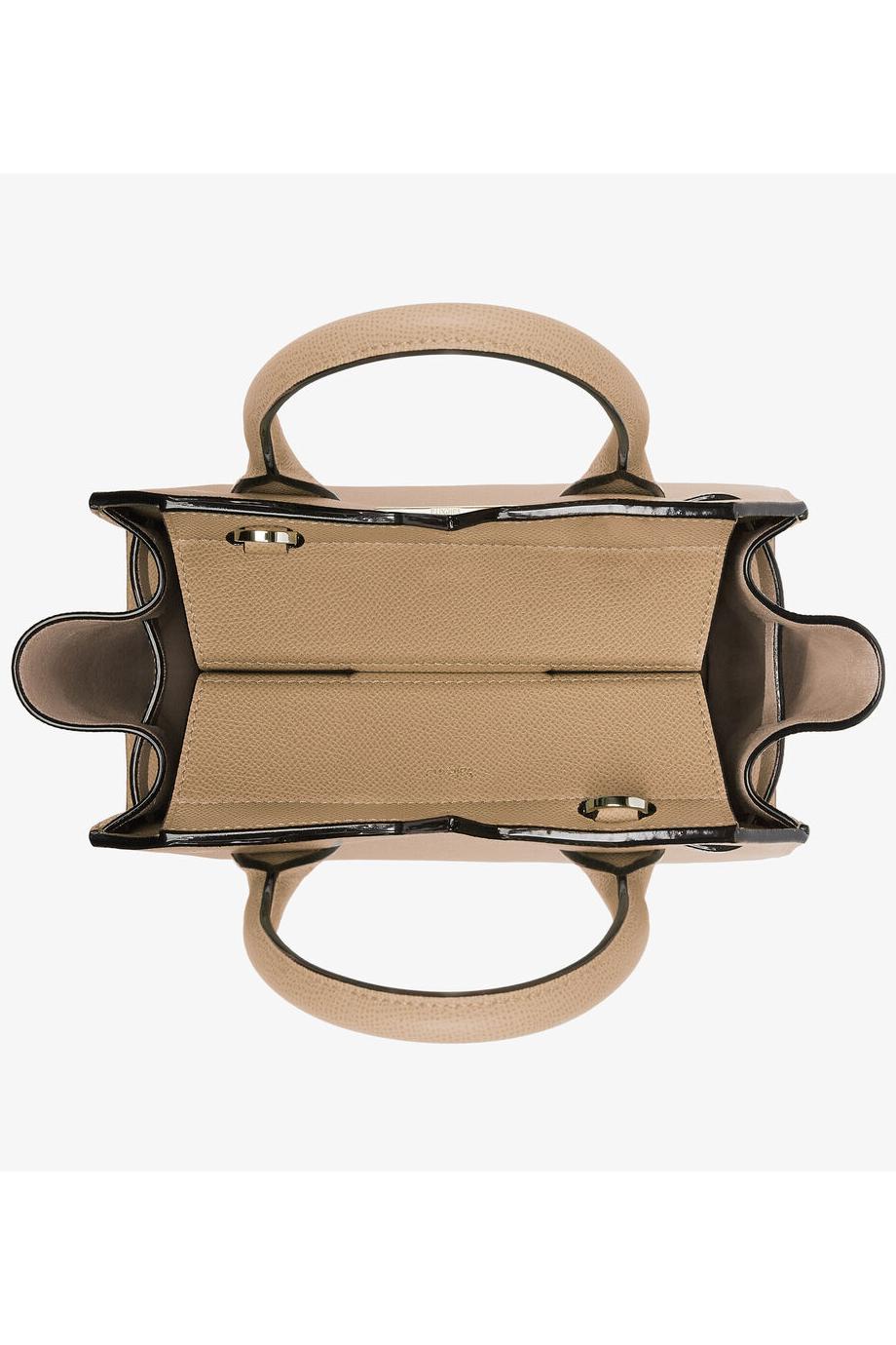 Milano mini textured-leather tote