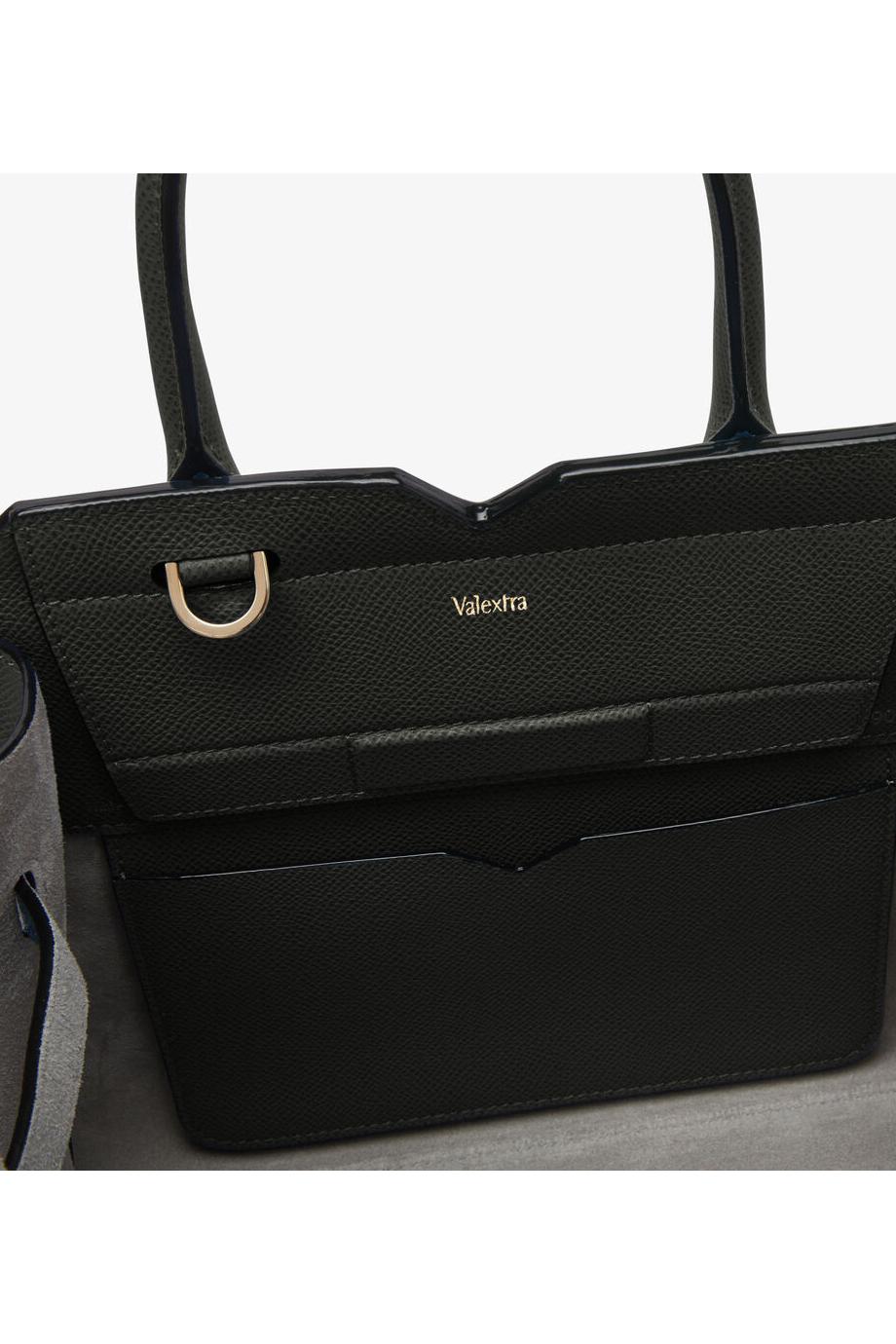 Milano mini textured-leather tote