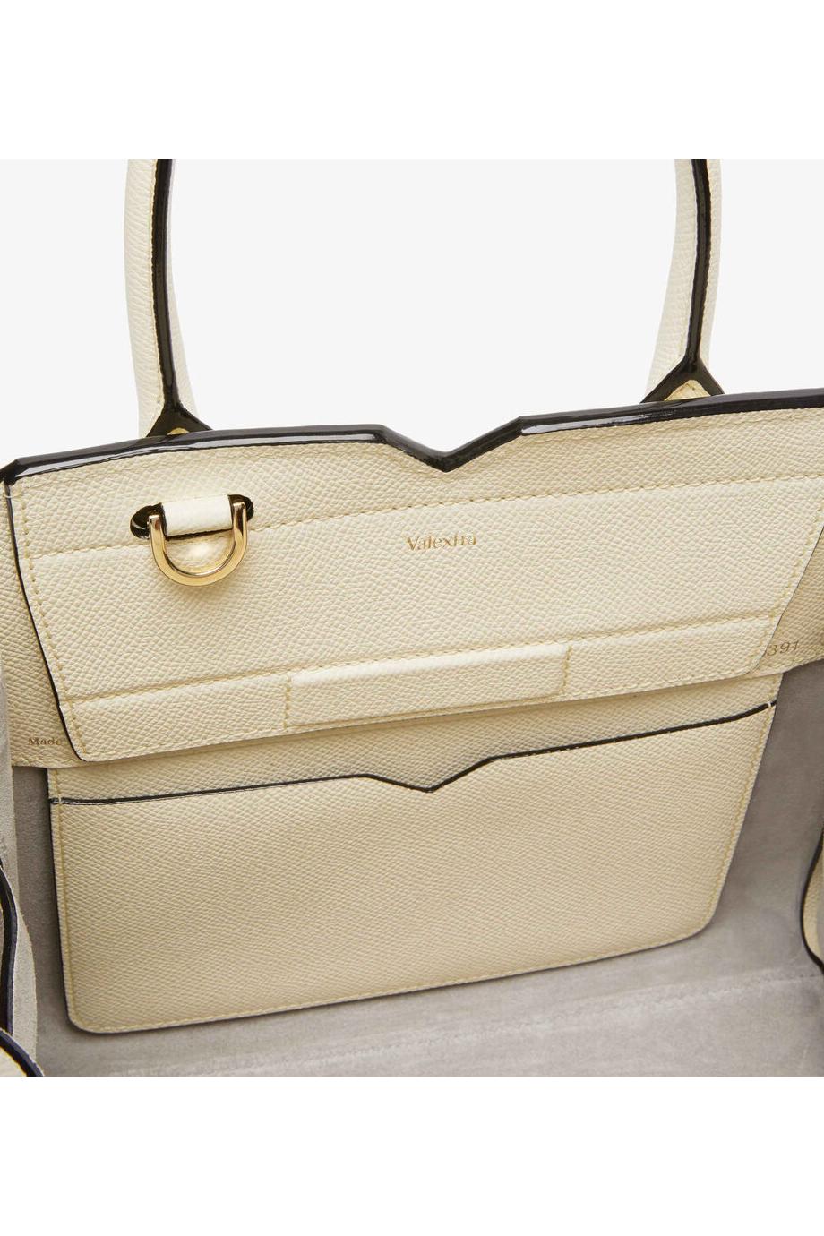 Milano mini textured-leather tote