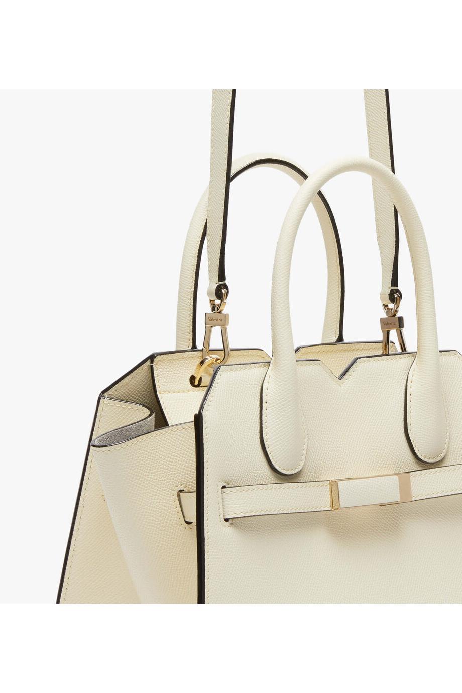 Milano mini textured-leather tote