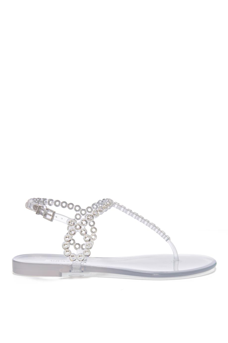 Almost Bare embellished PVC sandals
