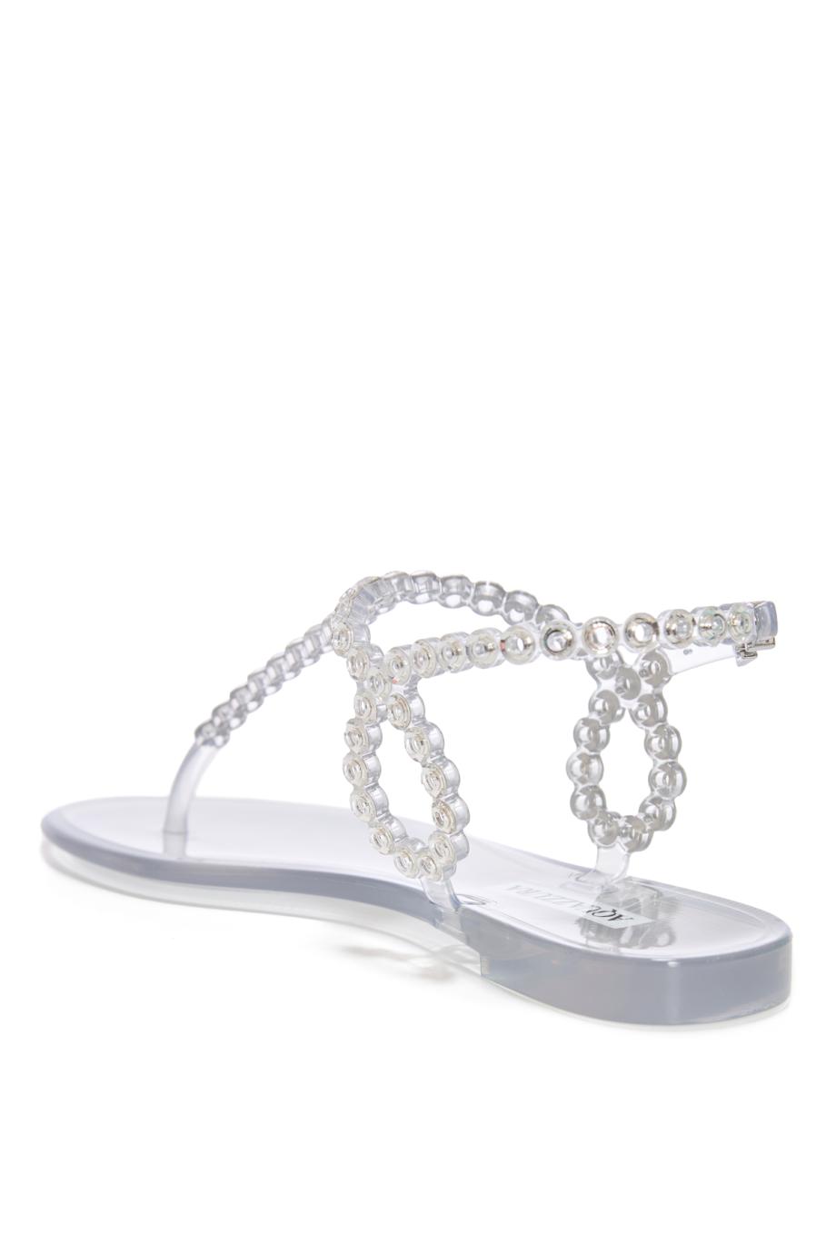 Almost Bare embellished PVC sandals