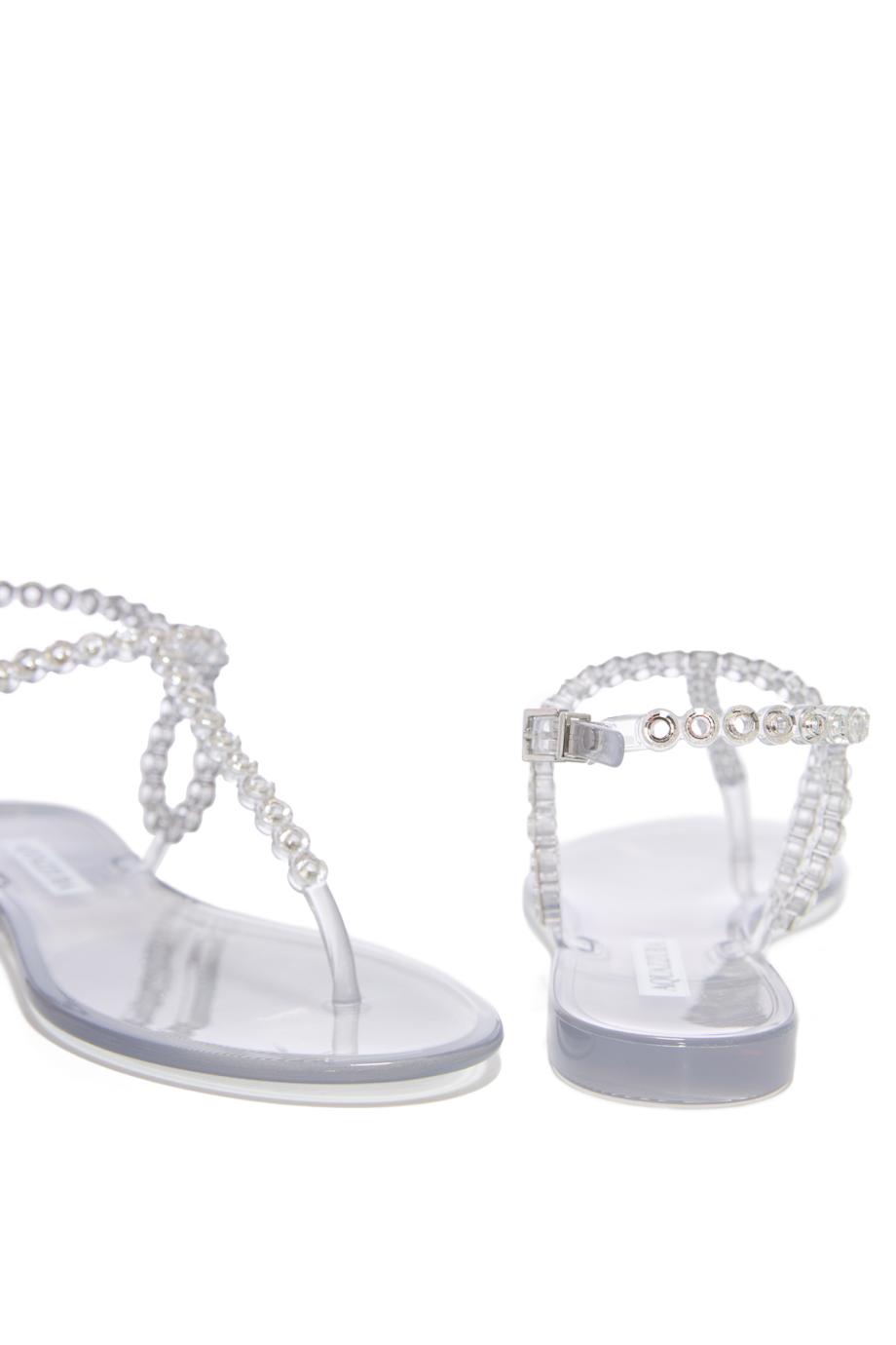 Almost Bare embellished PVC sandals