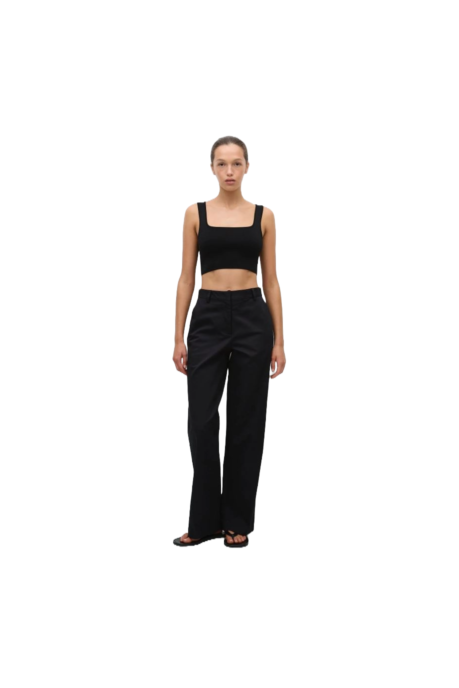 Knitted crop top