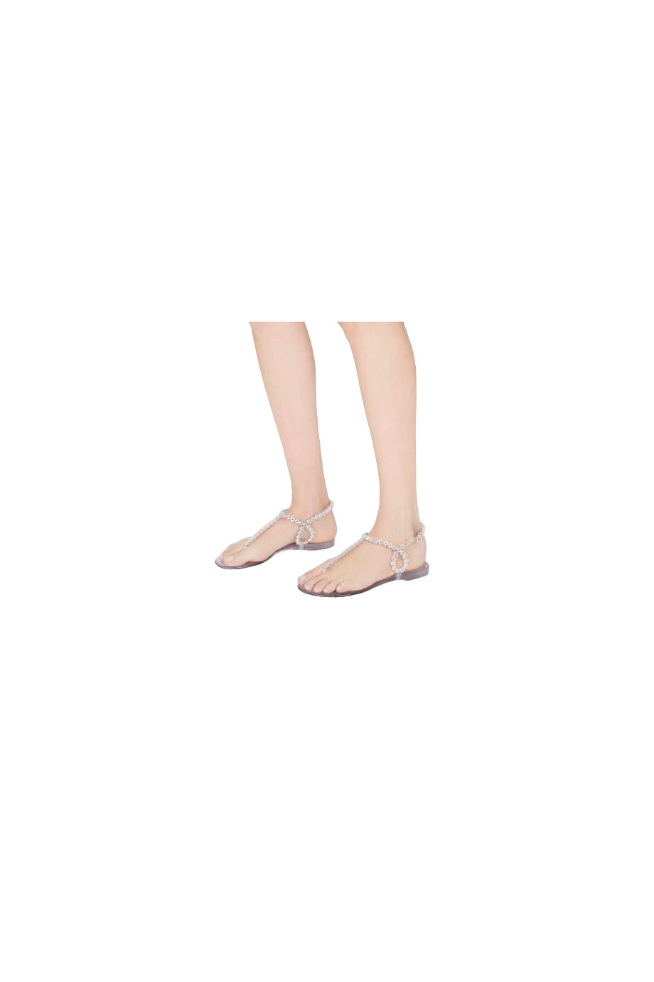 Almost Bare embellished PVC sandals