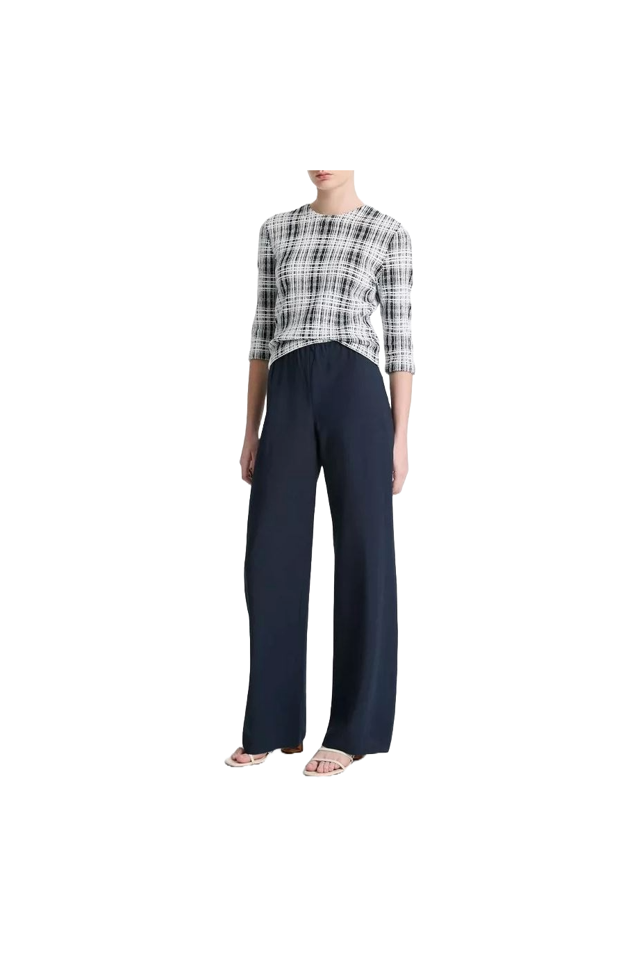 Cotton and linen pants