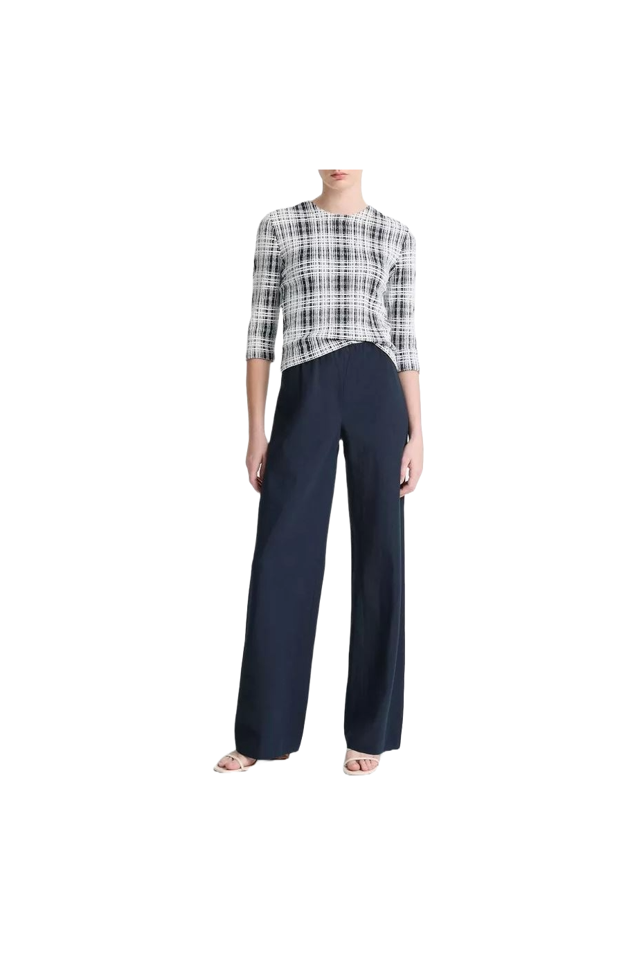 Cotton and linen pants