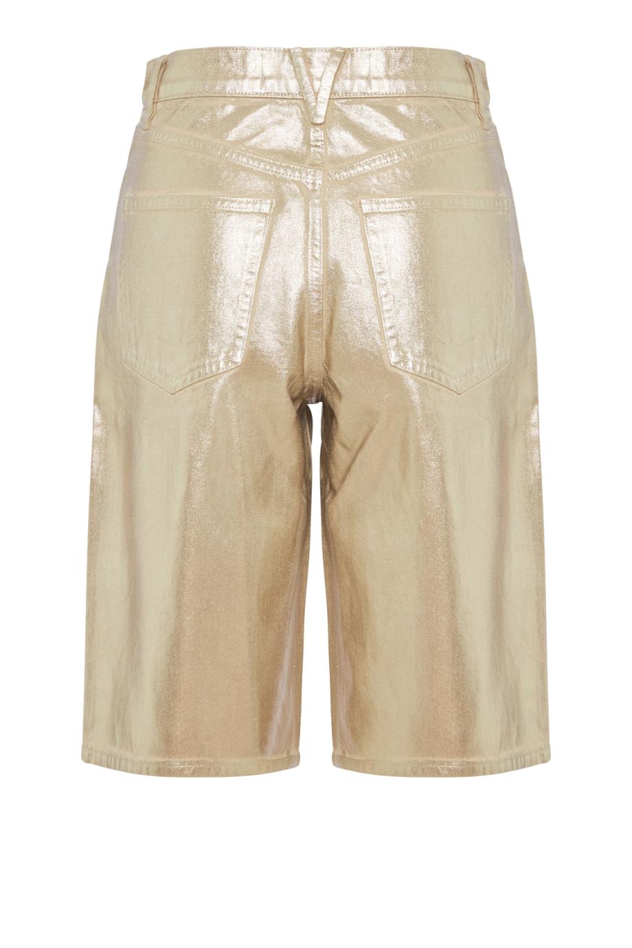 Charlotte Longline Metallic cotton Short