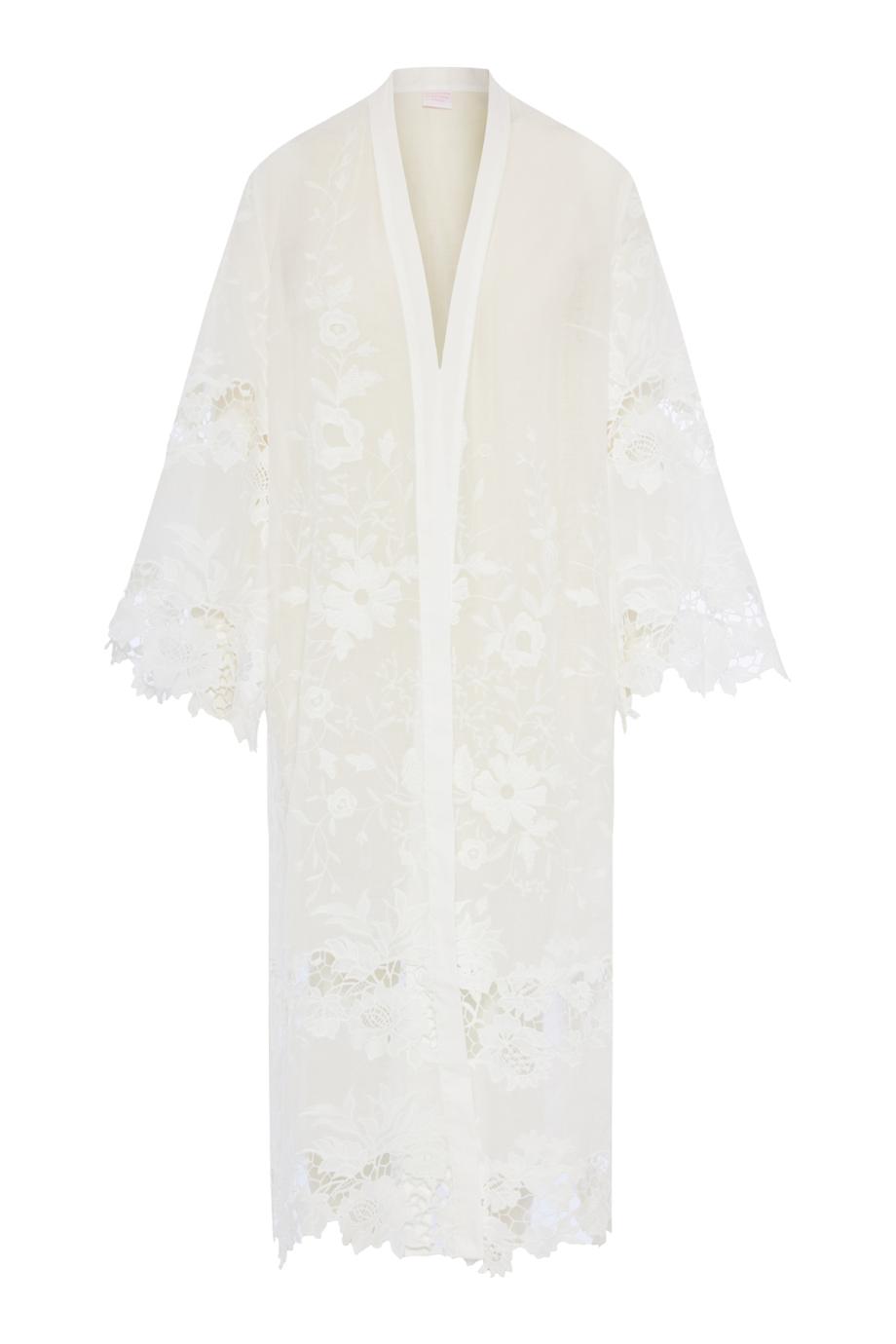 Ansedonia embroidered cotton duster jacket